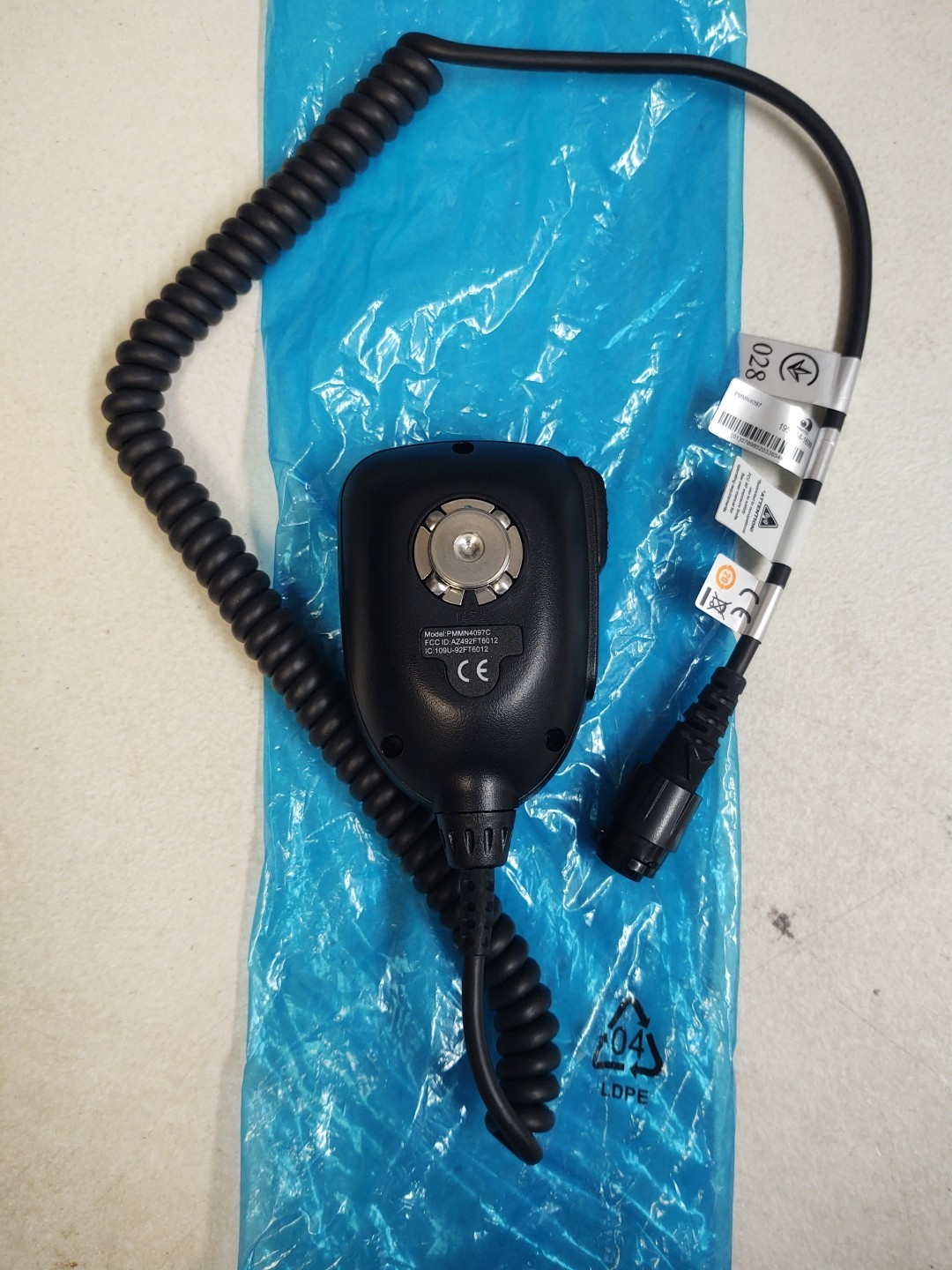 Motorola PMMN4097C Mobile Microphone with Bluetooth Gateway XPR APX XTL