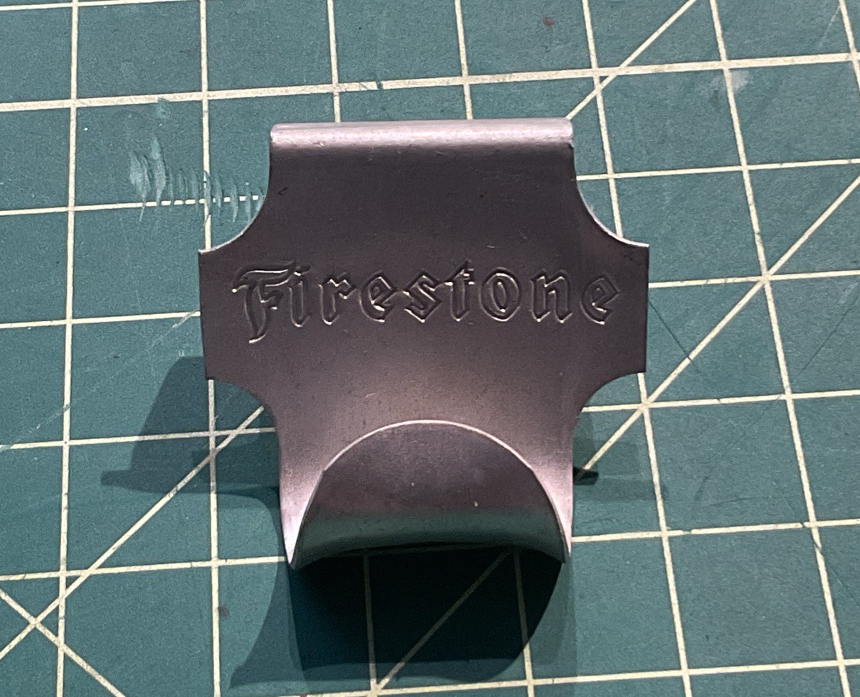 Vintage Firestone Car Window Hanger Clip, Vintage Car Window Clip Hanger