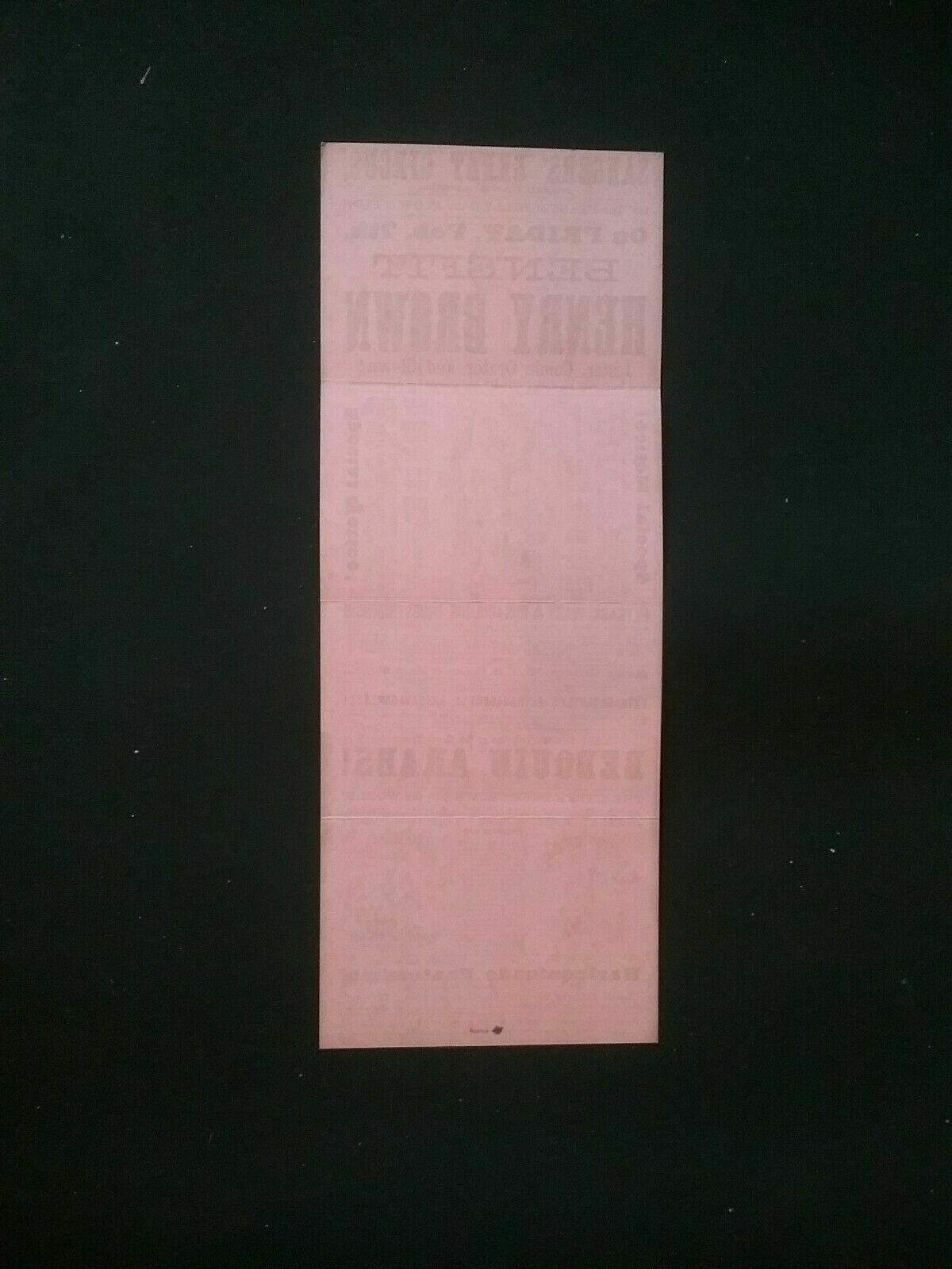 VICTORIAN POSTER , SANGERS GREAT CIRCUS, BOAR LANE , LEEDS , *Reproduction*