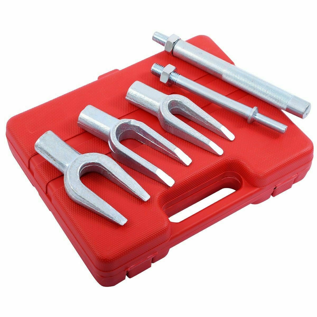 5pc Tie Rod Ball Joint Remover Seperator Pitman Arm Puller Pickle Fork Tools Set