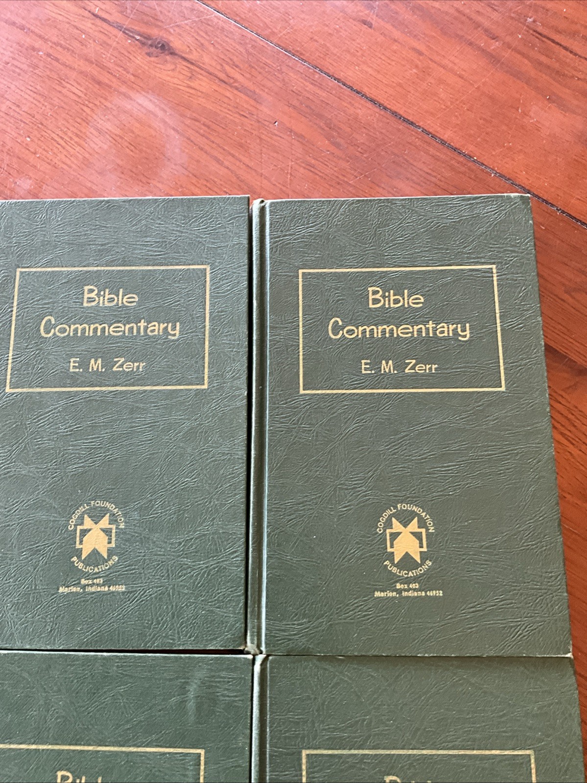 E.M. Zerr Bible Commentary Complete 6-Vol. Set 1947 HB Genesis to Revelation 1-6