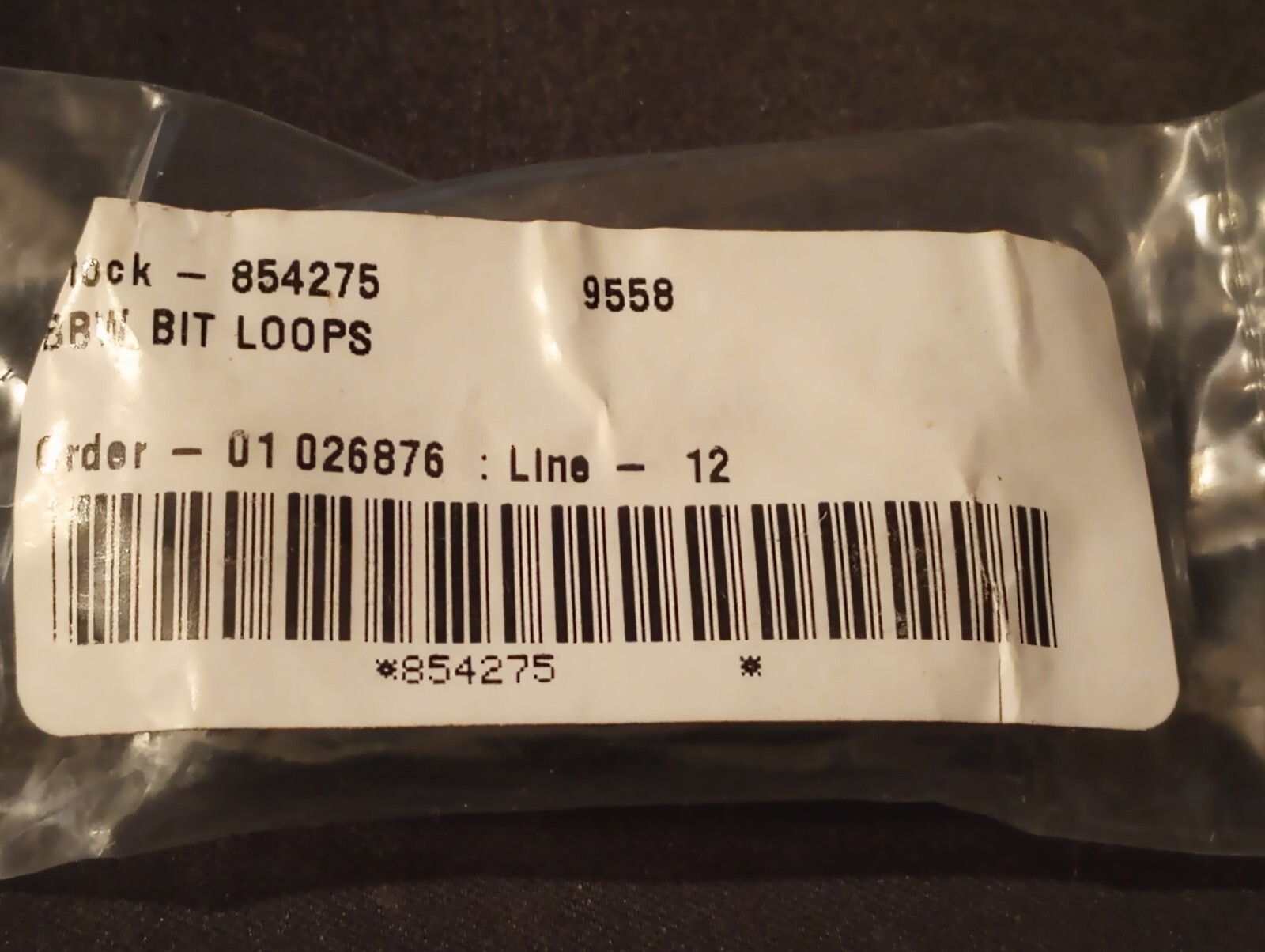 New Leather Stitched Bit Keepers Or Bit Loops Dark Brown Full Cheek