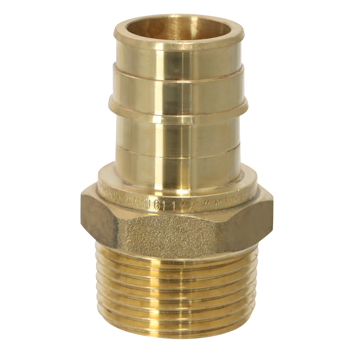 1 Pack XFITTING 1" Pex A X 1" Male NPT Adapter , 1" Expansion Male F1960