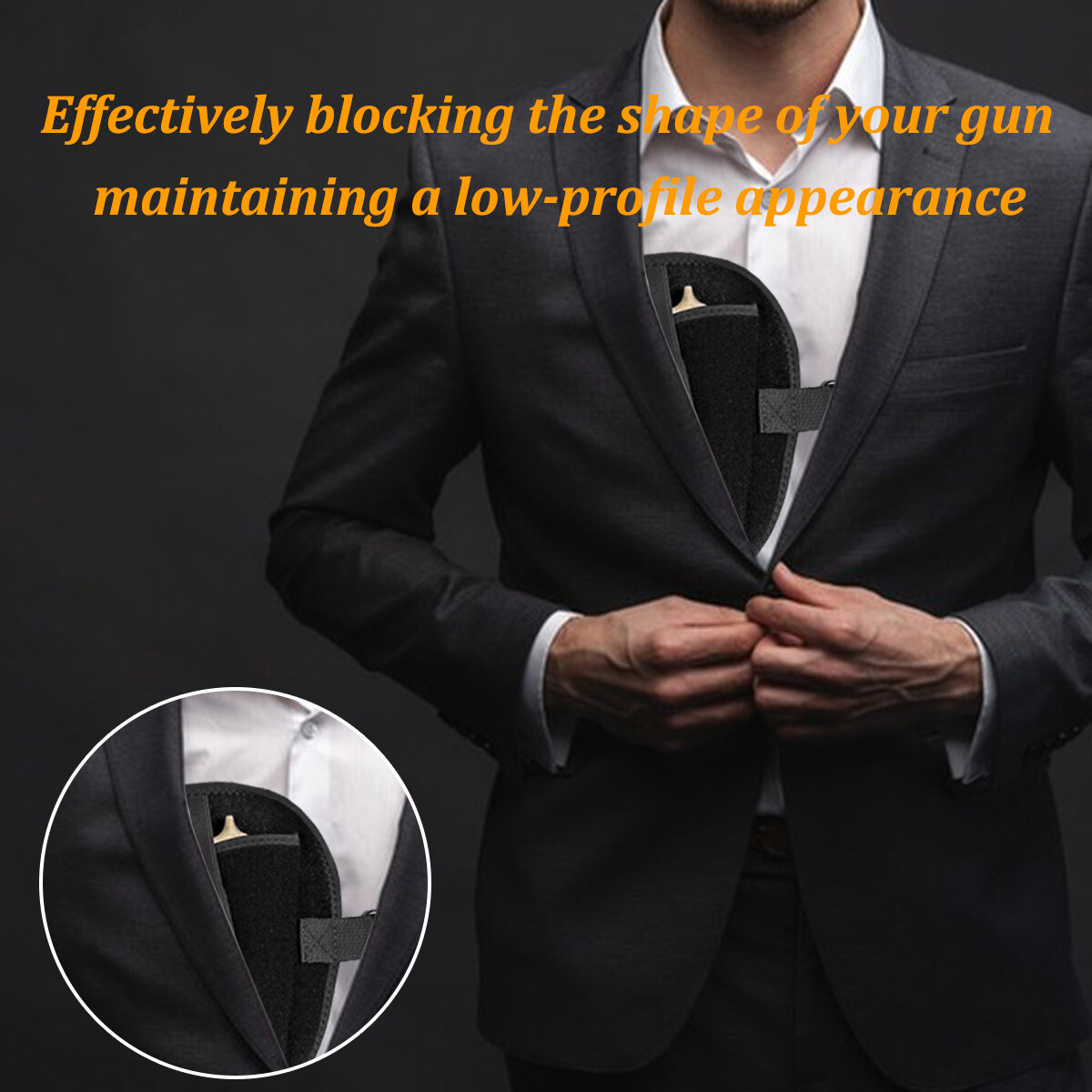 Tactical Chest holster Holster for Concealed Carry Adjustable Pistol Gun Holster