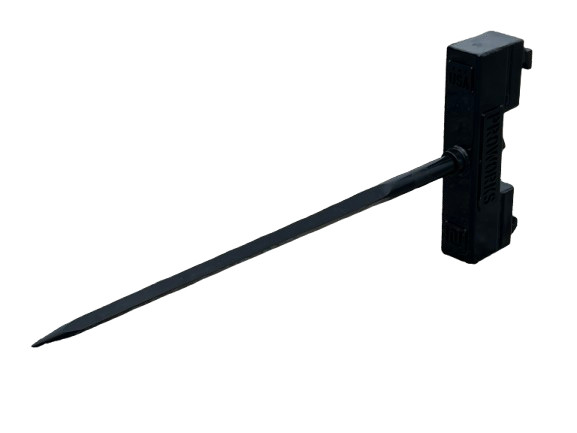 49″ Hay Bale Spear Attachment Fits Class II ITA Pallet Fork Frame Carriage