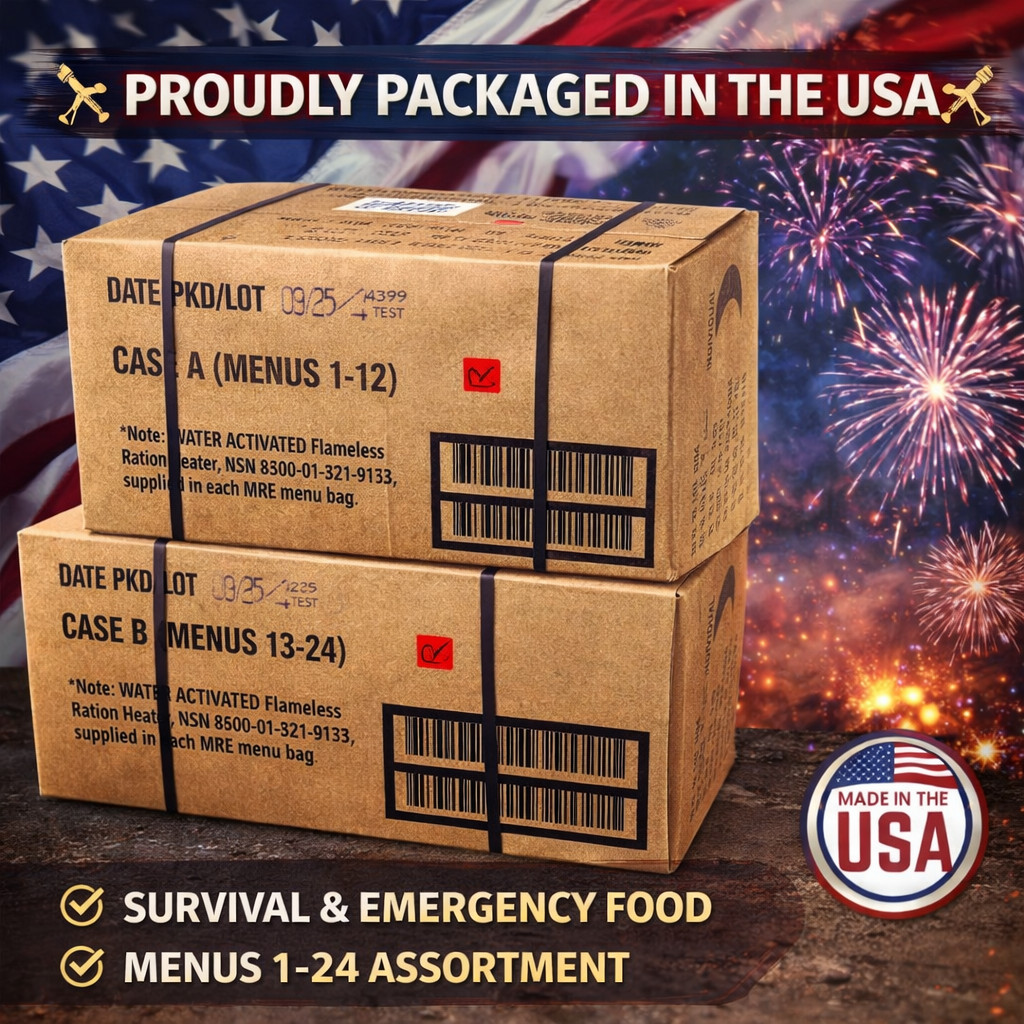 2 Pack MRE Emergency Ready To Eat Meals – Storm & Power Outage Food USA