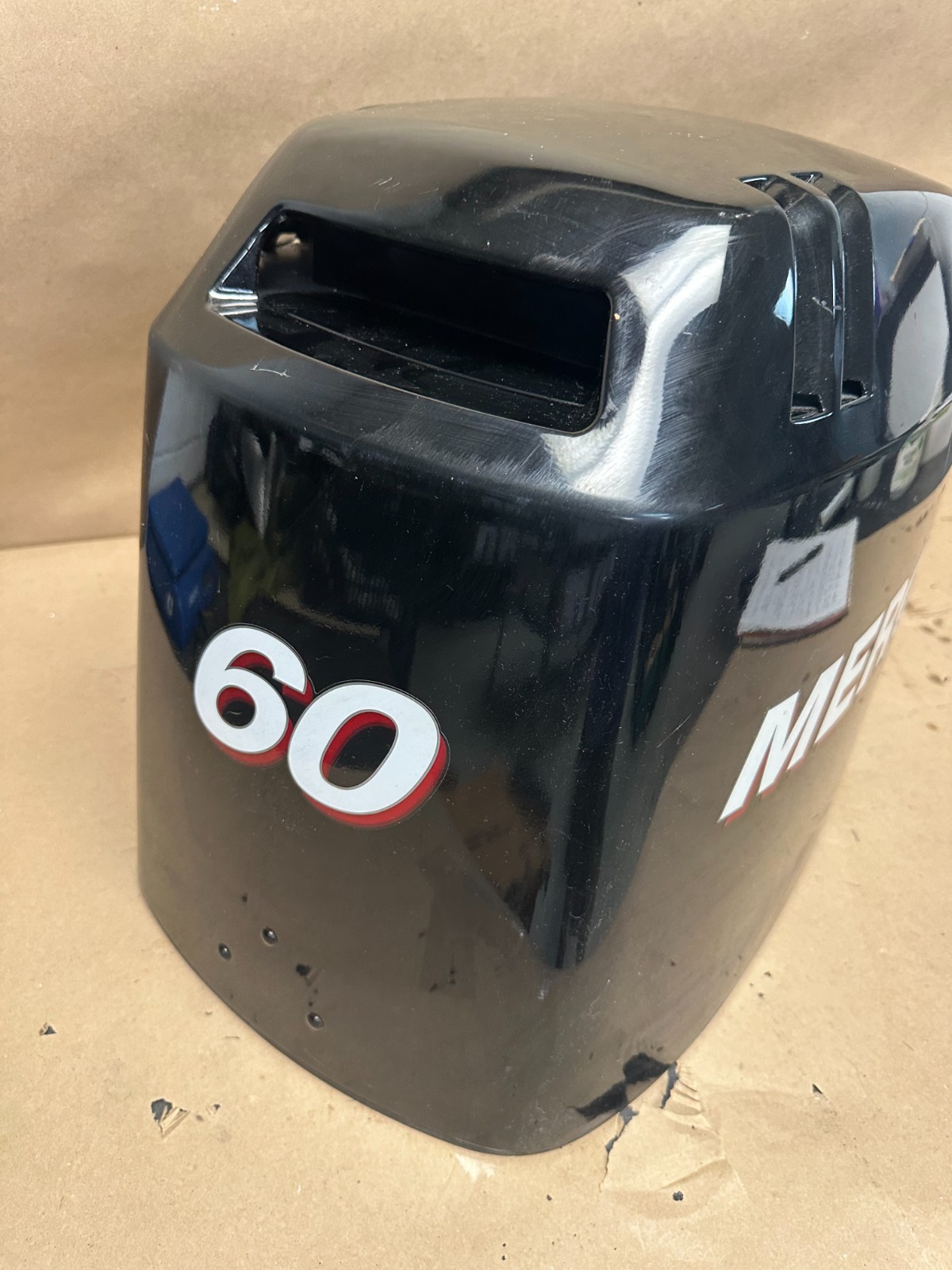Clean Used Mercury 60 Hp 4-Stroke Efi Old Style Outboard Cowling Hood