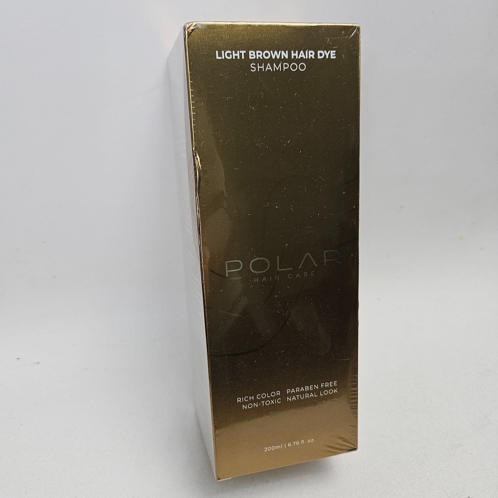 Polar Light Brown Hair Dye Shampoo Rich Color Non-toxic Care 6.7oz Natural Care