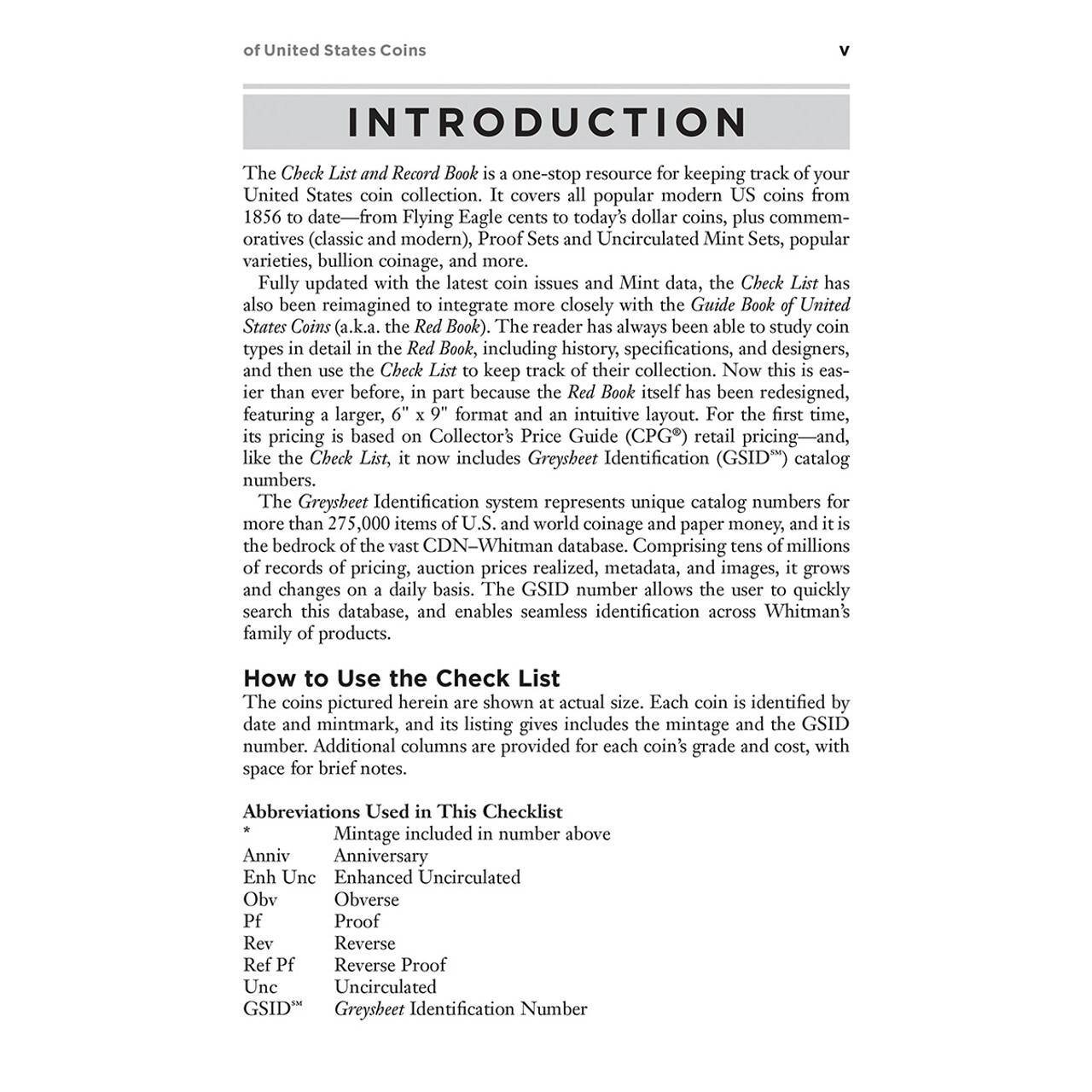 Official Red Book: Check List and Record Book of United States Coins