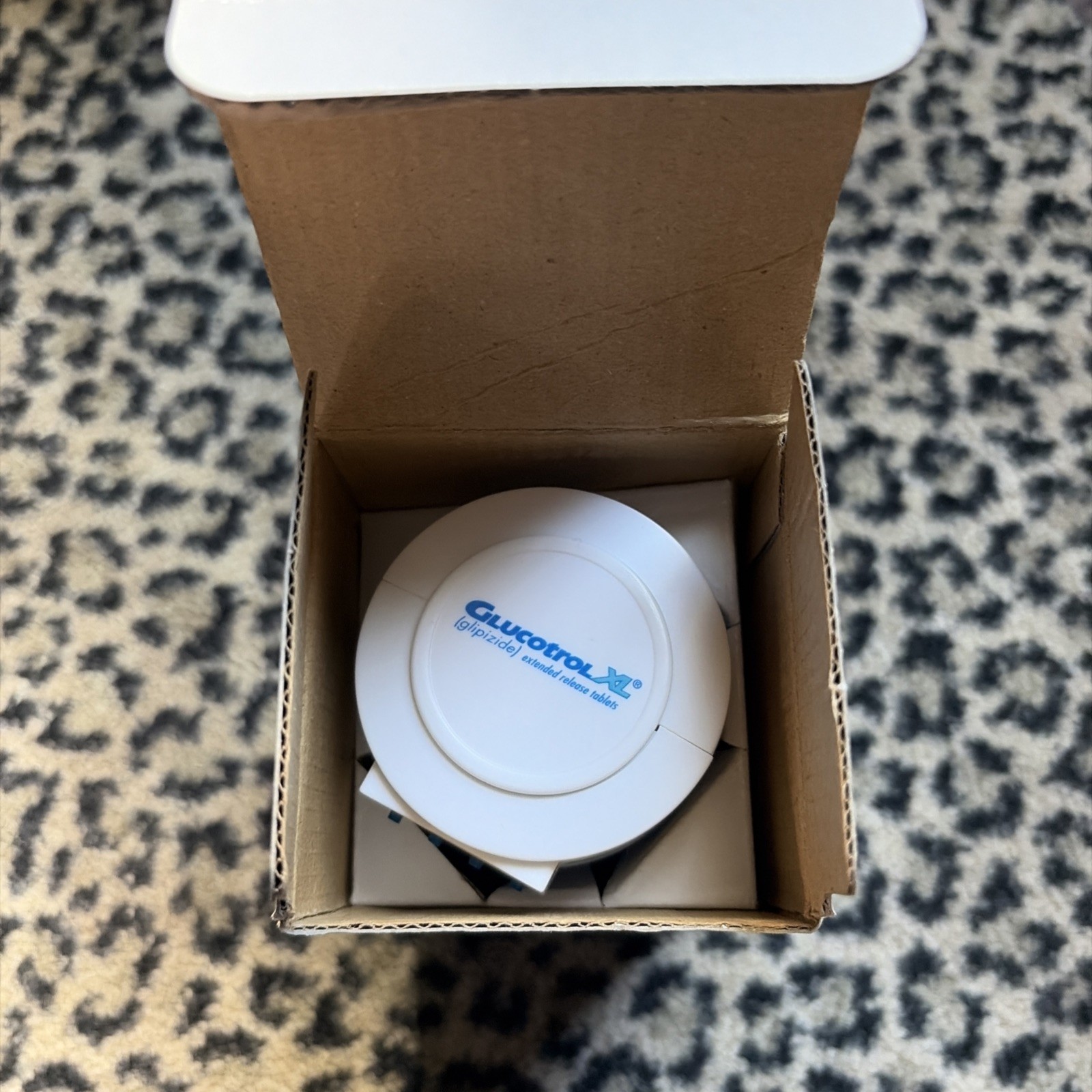 2001 Pfizer Glucotrol XL GITS Technology Desk Clock Promo Liquid Motion Untested