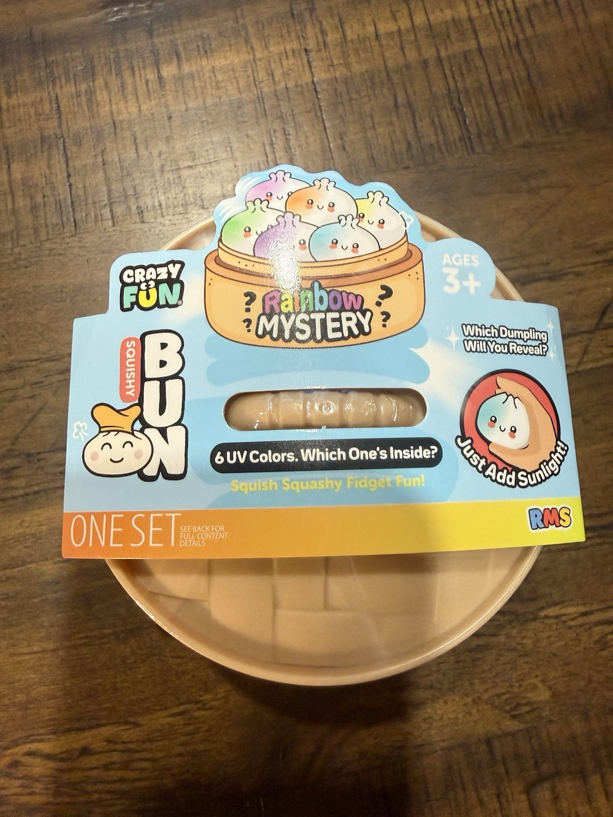 Squishy Bun Rainbow Mystery NEW UV Dumpling Five Below New Sealed