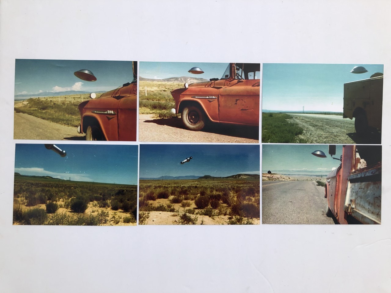 Rare Complete PAUL VILLA UFO NM Contactee Flying Saucer Full 74 Photo Set Lot!