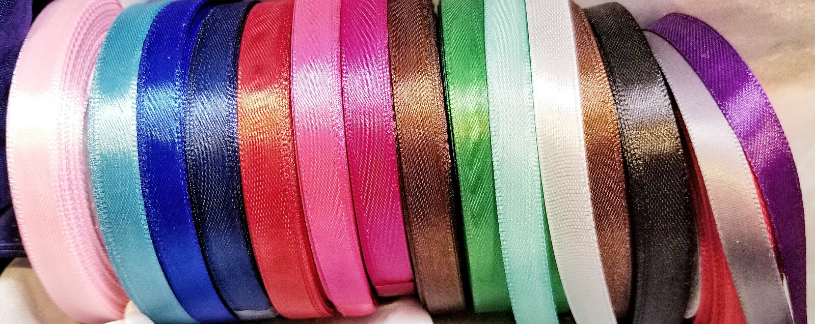1 Yard 3/8" / 9mm Satin ribbon by the yard choose your color