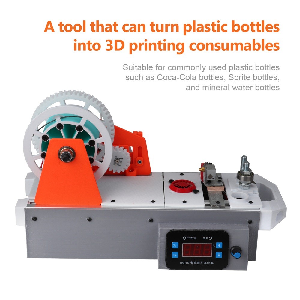 3D Printing PET Consumables Extruder Plastic bottle Filament Extruder Machine US