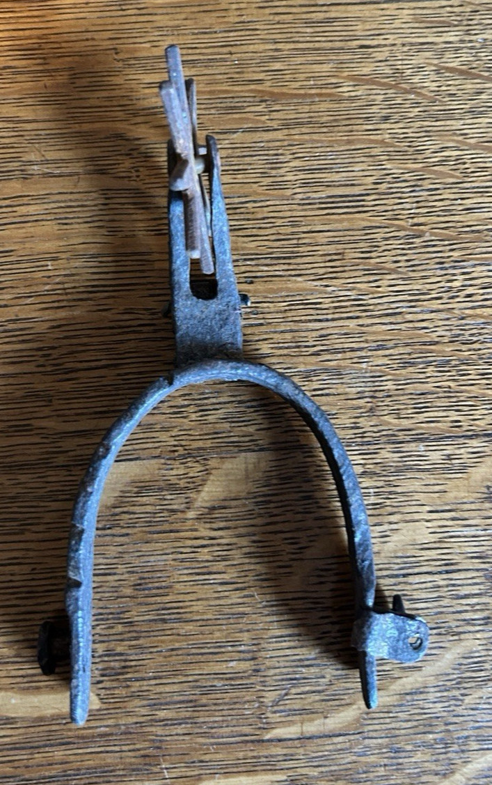 Western Type Spur with 8 Point Rowel
