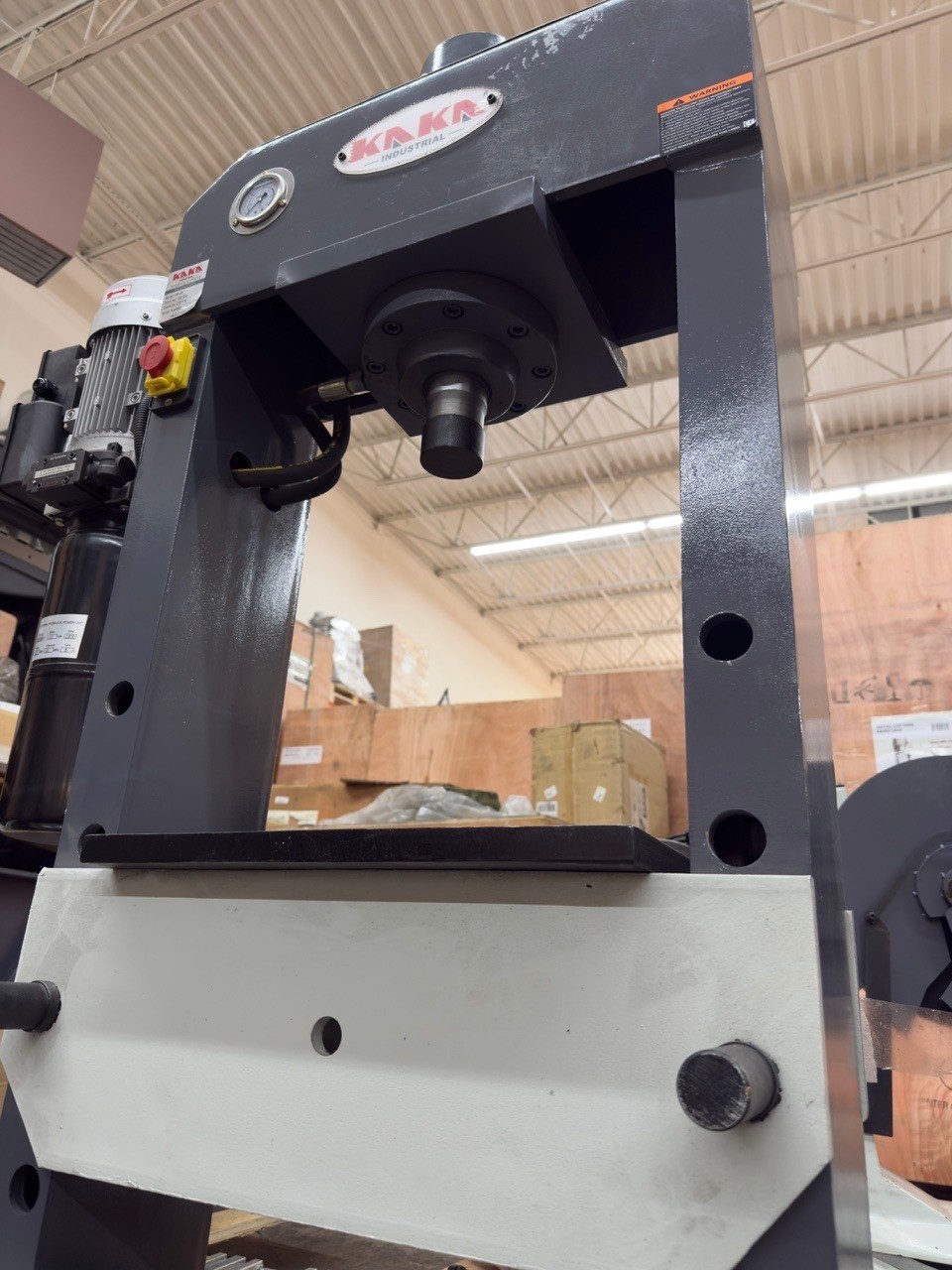 Hydraulic Press, 25-Ton H-Frame Hydraulic Shop Press HP-25 (Not brand new)