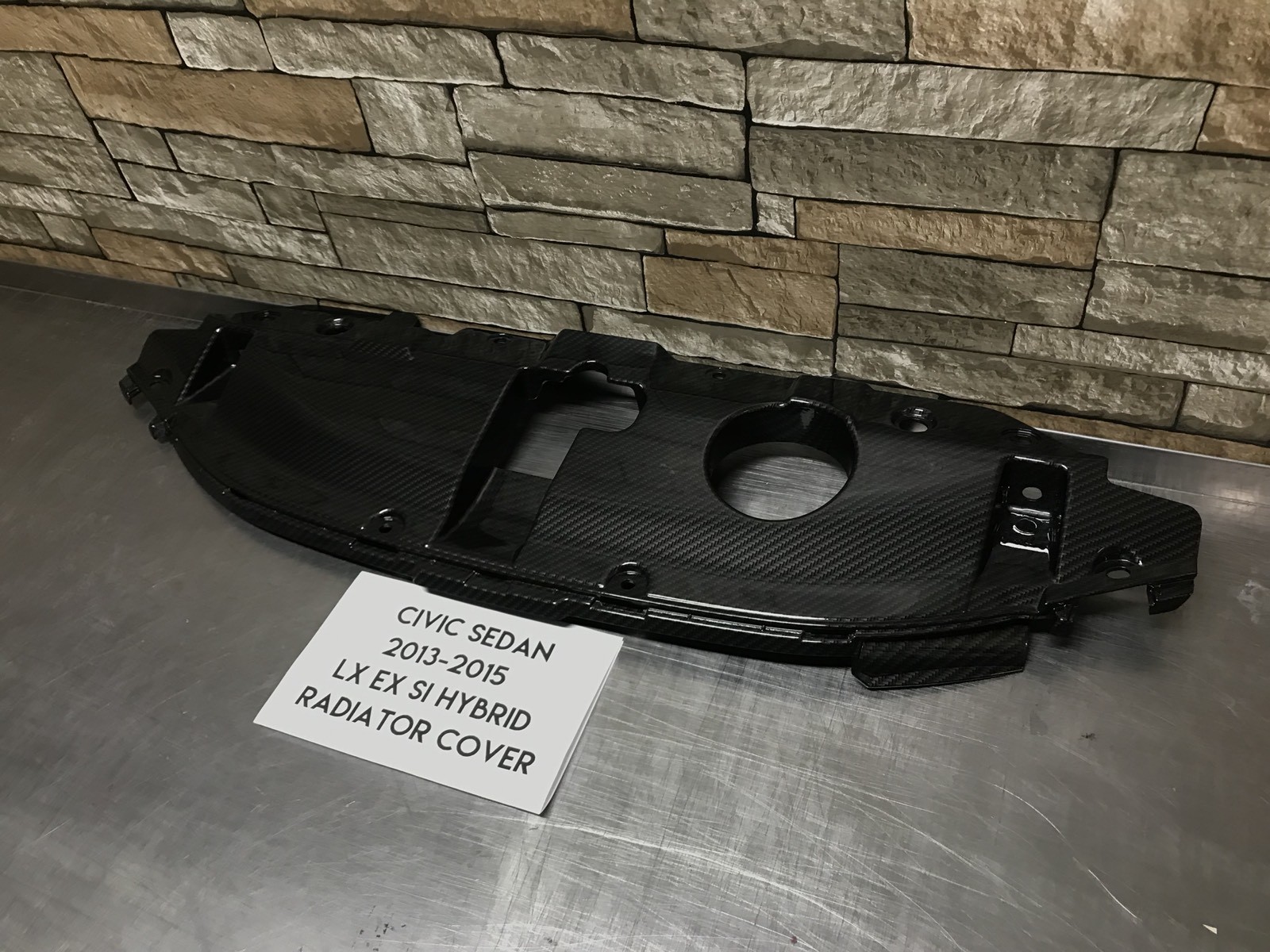 2013 - 2015 Civic SEDAN Carbon cooling Fb6 Radiator Si Hydro Dip Vtec Password