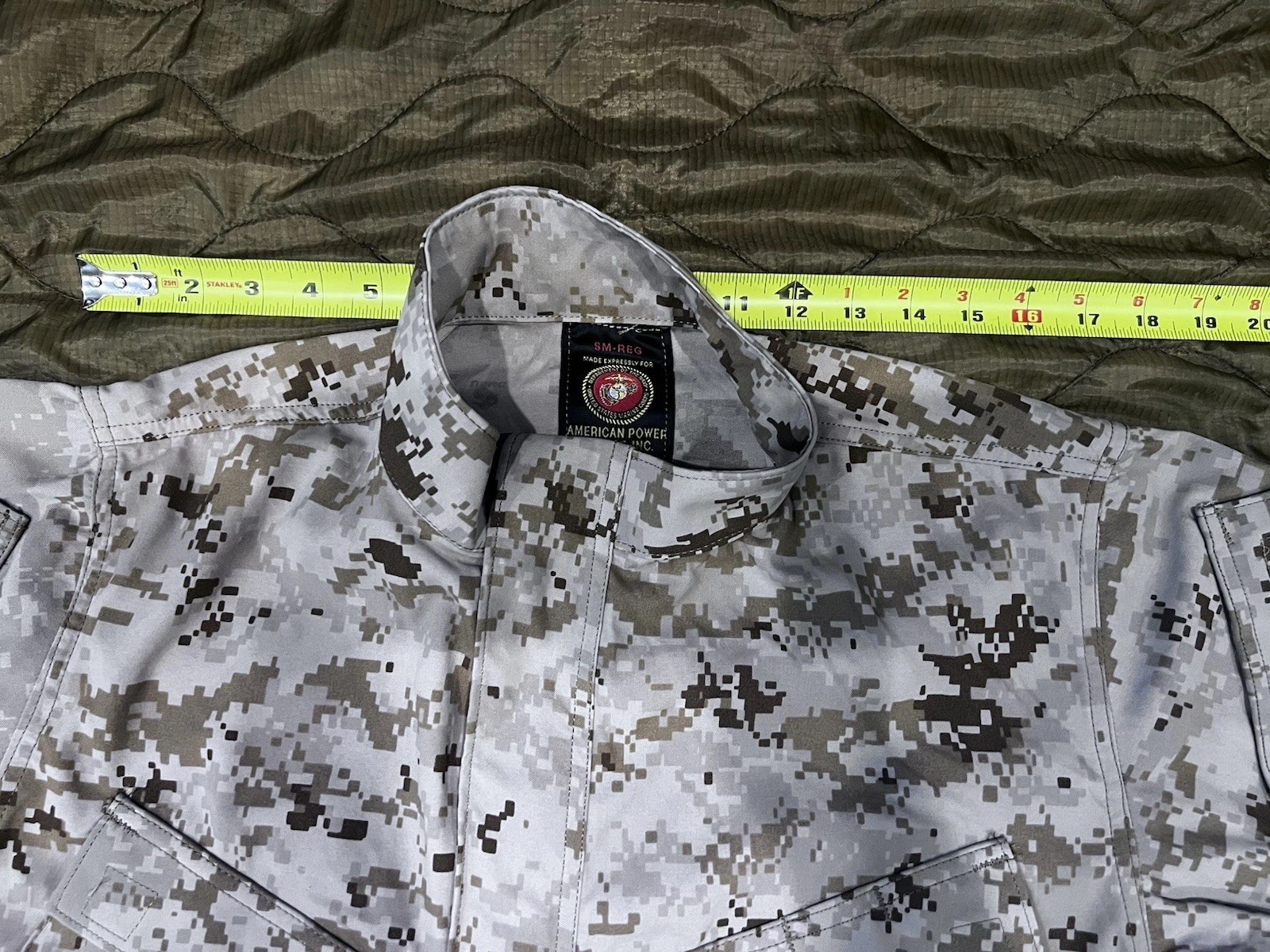 Experimental USMC Mountain MARPAT MCCU Jacket - Small Reg - Softshell - 2006