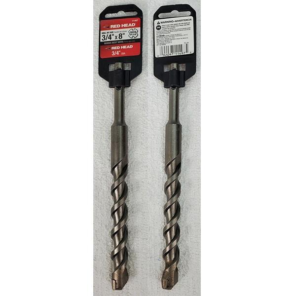 Red Head 3/4" x 8" SDS Plus Masonry Concrete Brick Drill Bit 11497