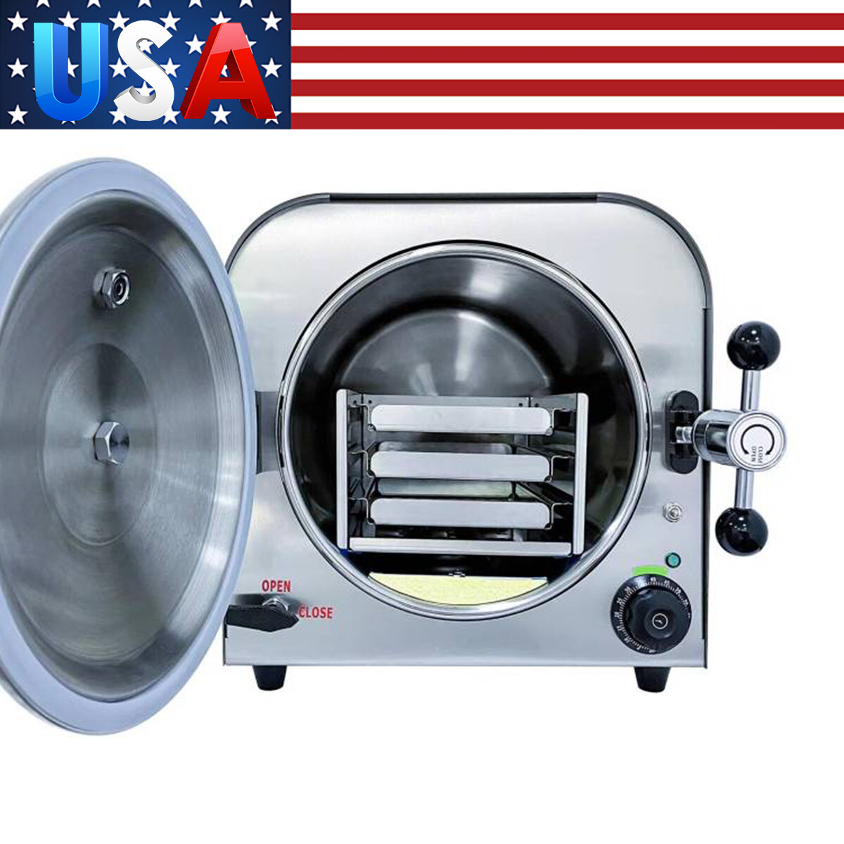 Dental Autoclave Steam Sterilizer Medical Steam Sterilizer / Trolley Mobi Cart