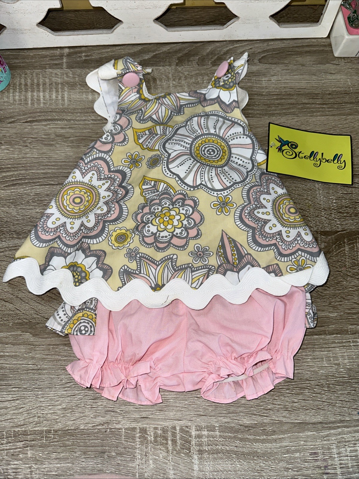 NWT Stellybelly Boutique2 Pc Outfit Size 6 Mnths