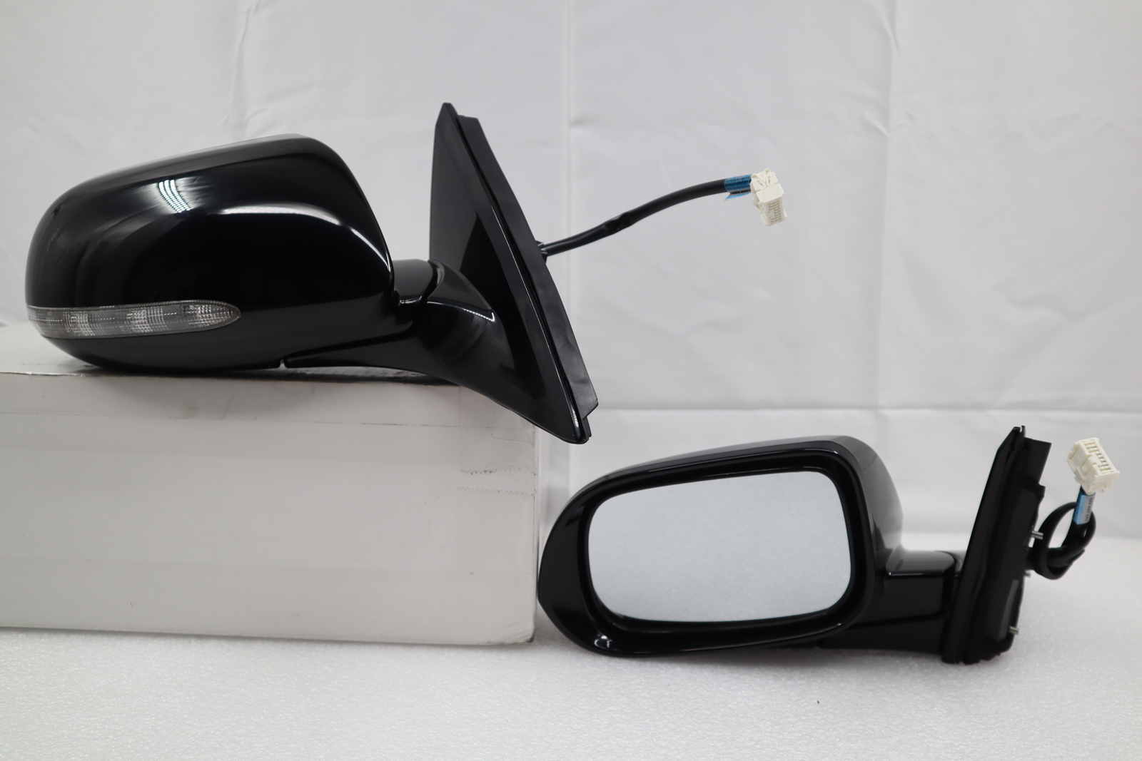 NEW Manual Folding Mirrors Cornering Lights Black For HONDA ACCORD~2003-2007~UC1