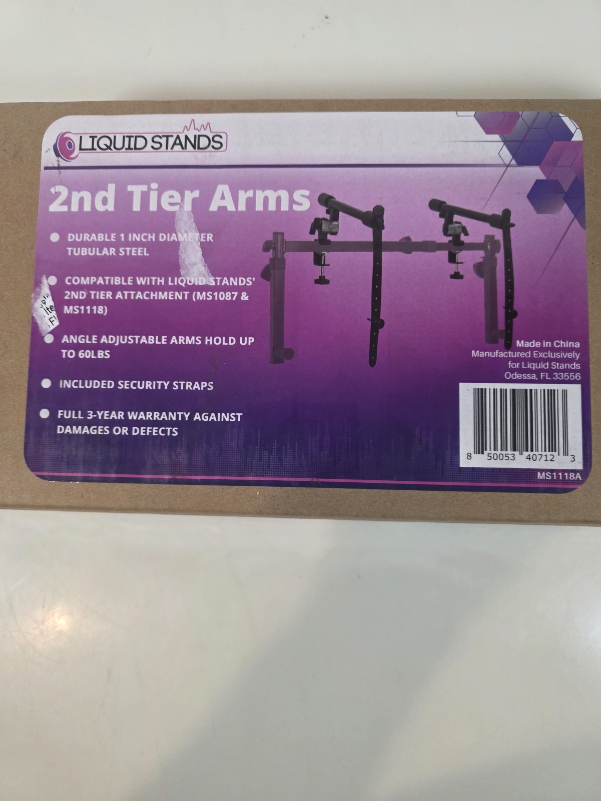 Liquid Stands 2nd Tier Arms