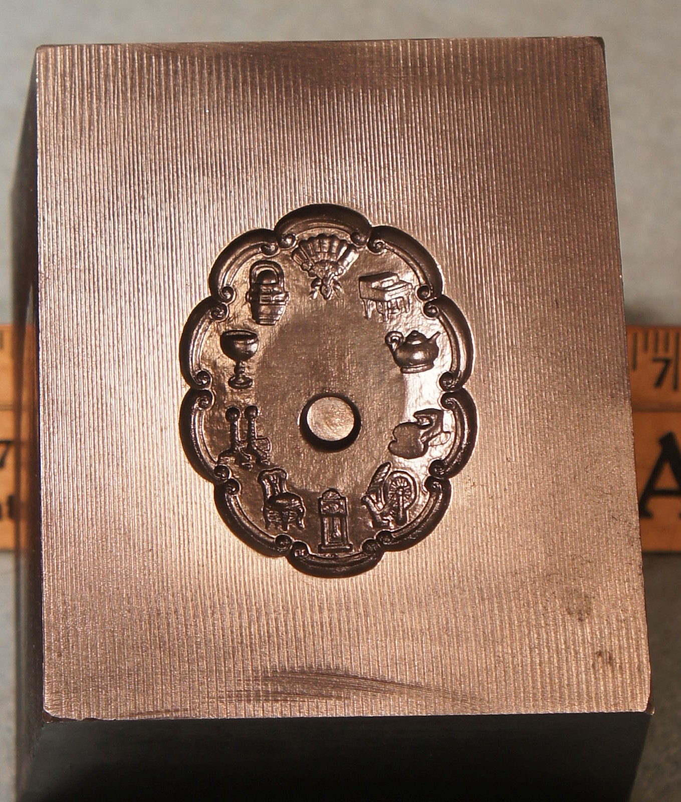 1939 MALT O MEAL Heirloom Cereal Premium STEEL STAMPING DIE Robbins RH721