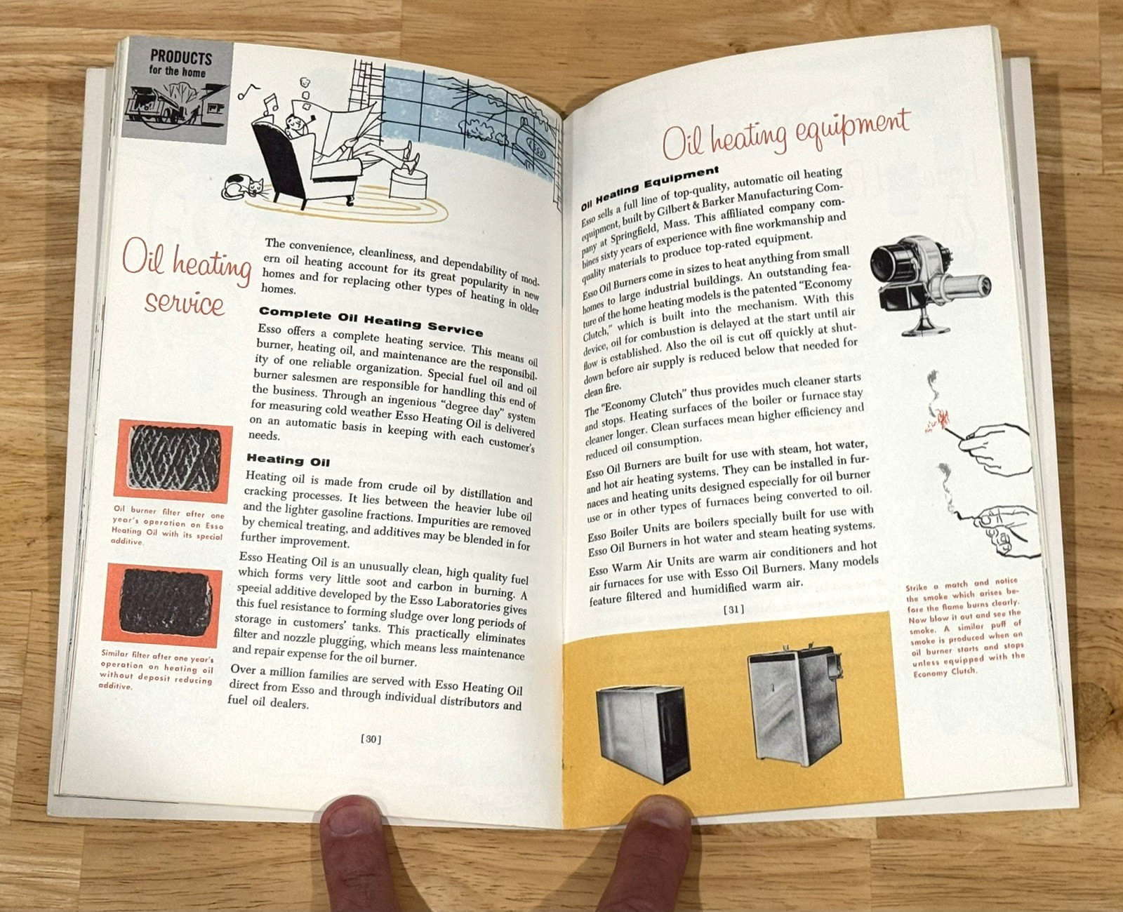 Vtg Rare 1955 Esso Standard Oil "Your Esso Products" Employee Products Booklet