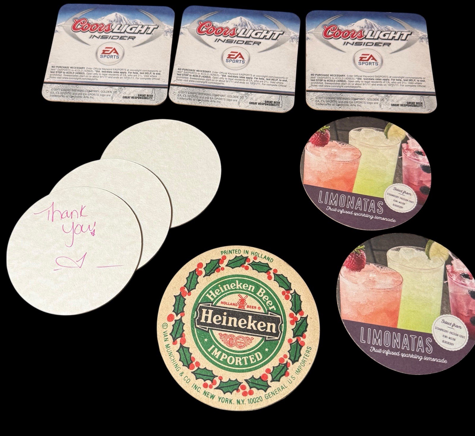 Vtg Collectable Brewery/Wine Bar Coasters Breweriana PNW-Autos etc.