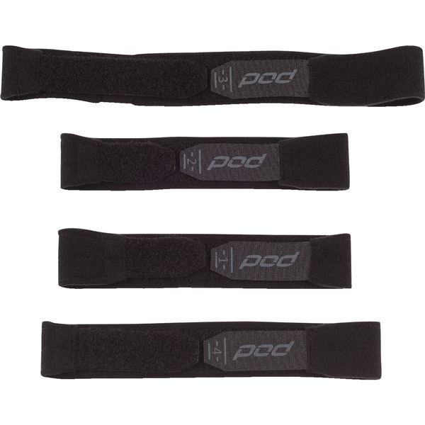POD K300/K700/K4/K8 Knee Brace Strap Set, Black/Grey