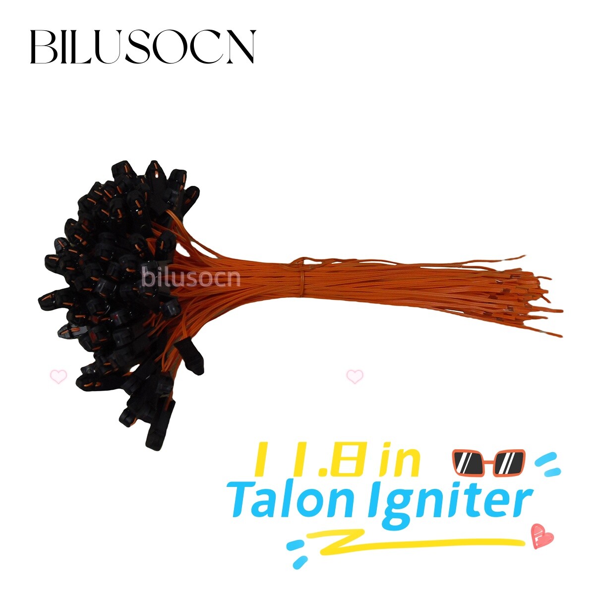 100 pcs /lot 11.81in Safety Talon Igniter for Electronic Fireworks Firing System