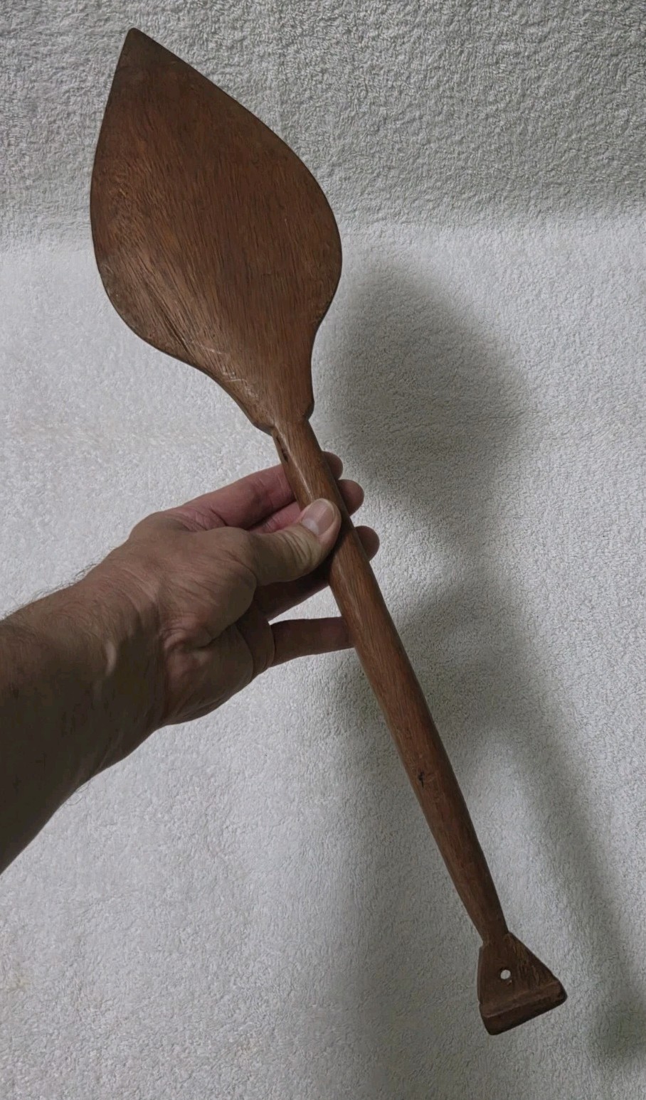 🔶️VINTAGE CARVED WOODEN PADDLE CEREMONIAL WAR CLUB SUBI OCEANIC TRIBAL ART