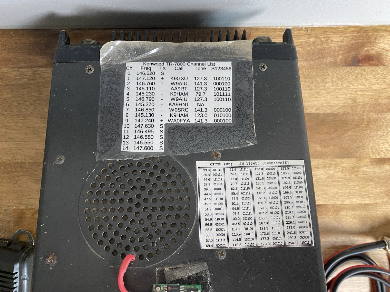 Kenwood TR-7800 2 Meter FM Transceiver Radio Original Microphone - Working