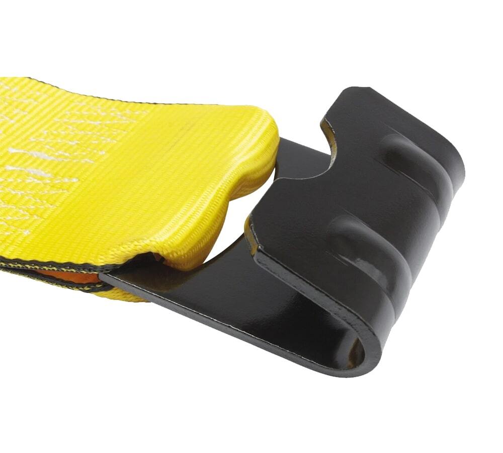 (10 Pack) Kinedyne 4"x30' Winch Straps with flat hook, Flatbed Tie Down Strap