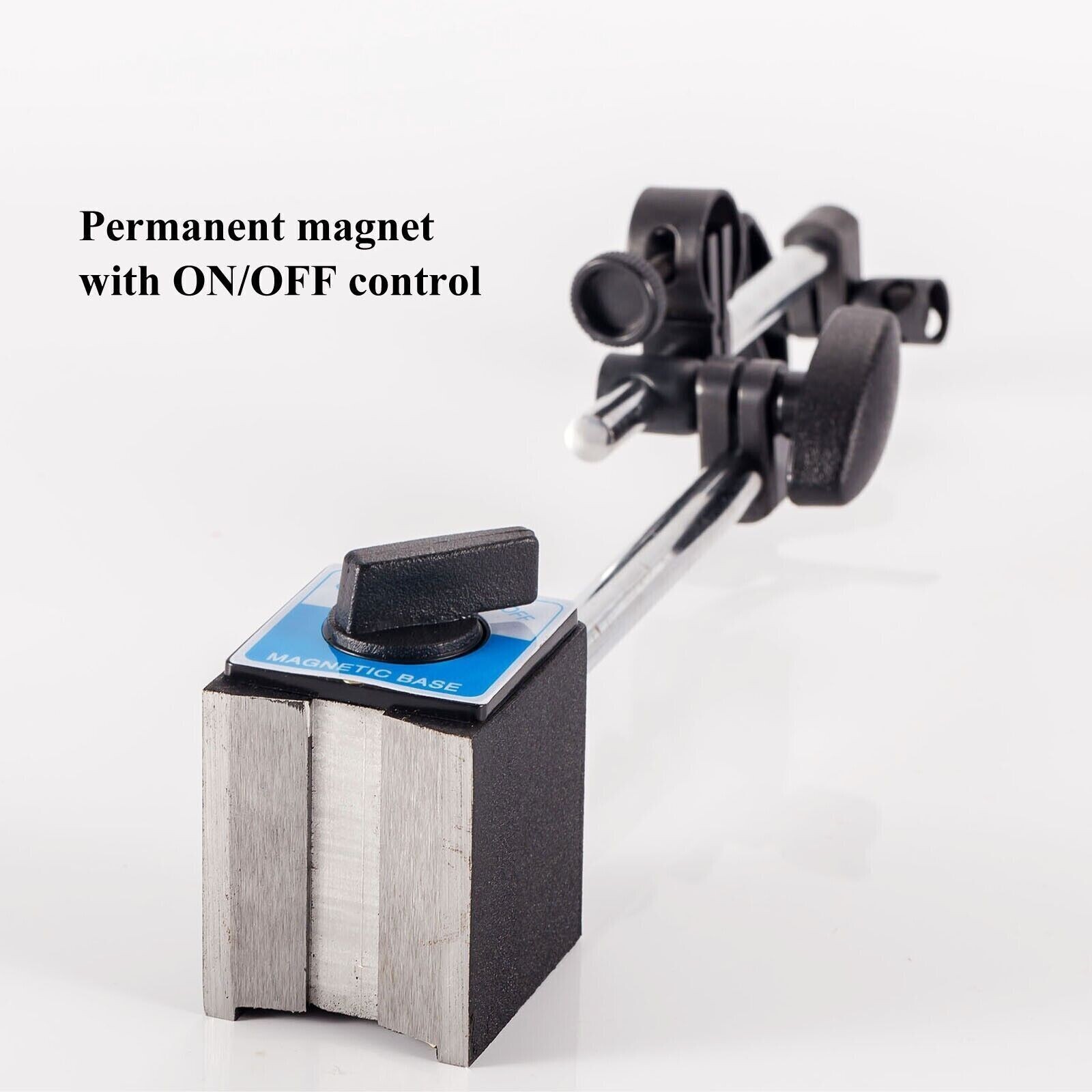 (2) Magnetic Base Fine Adjustment Holder for Dial Test Indicator 132lbs Force