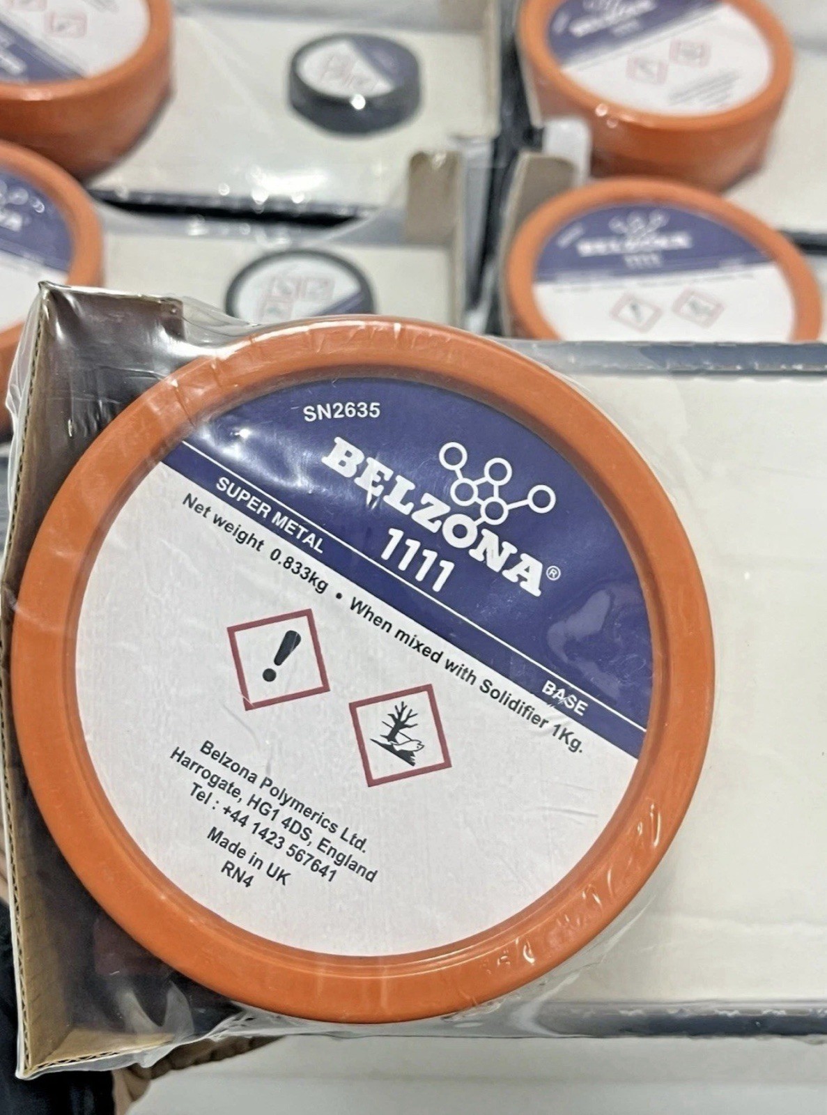 BELZONA 1111 SUPER METAL BASE AND SOLIDIFIER 1KG - NEW