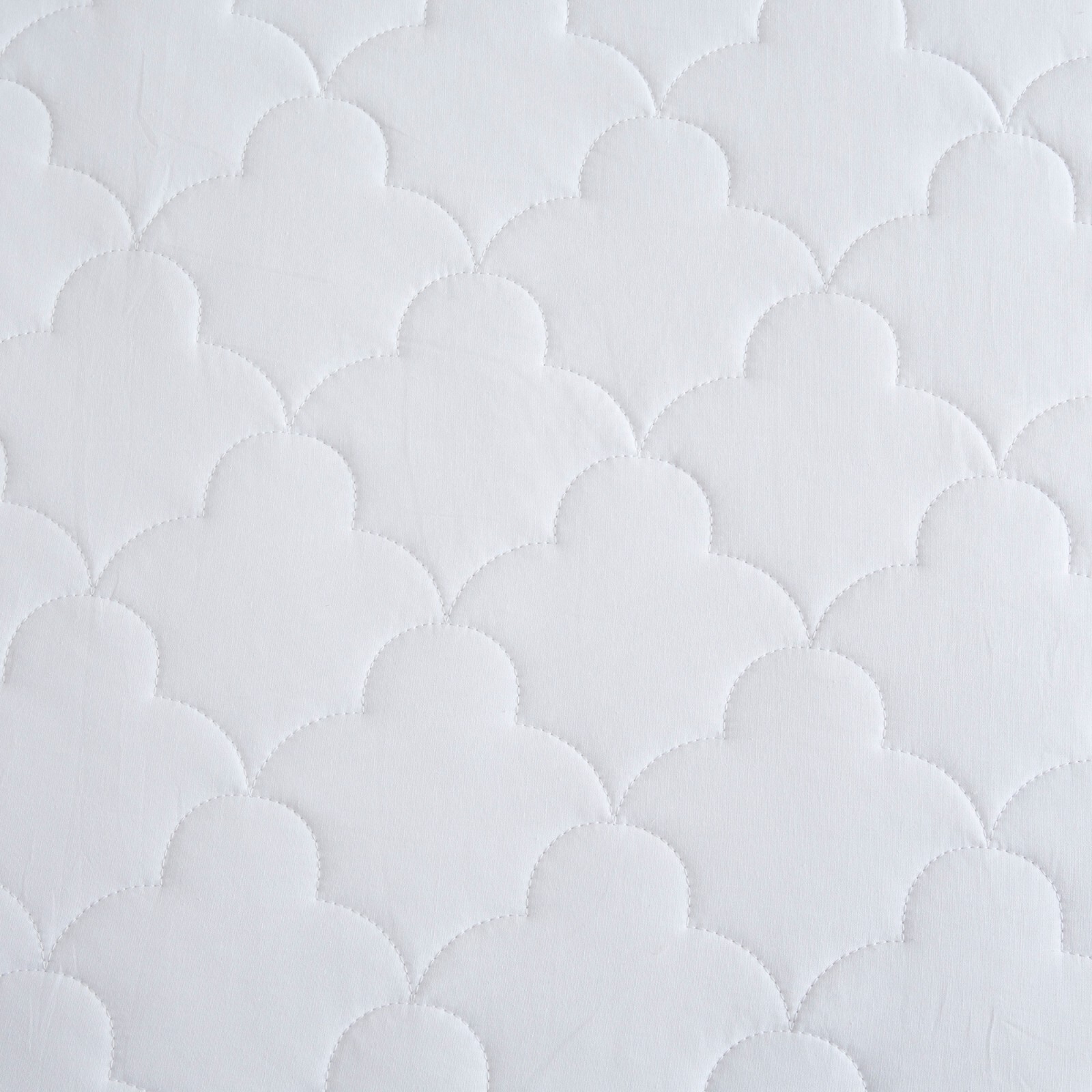 Sleep Philosophy Cotton?Percale Mattress Pad w/ Spandex Snug-on Slip Fit Skirt