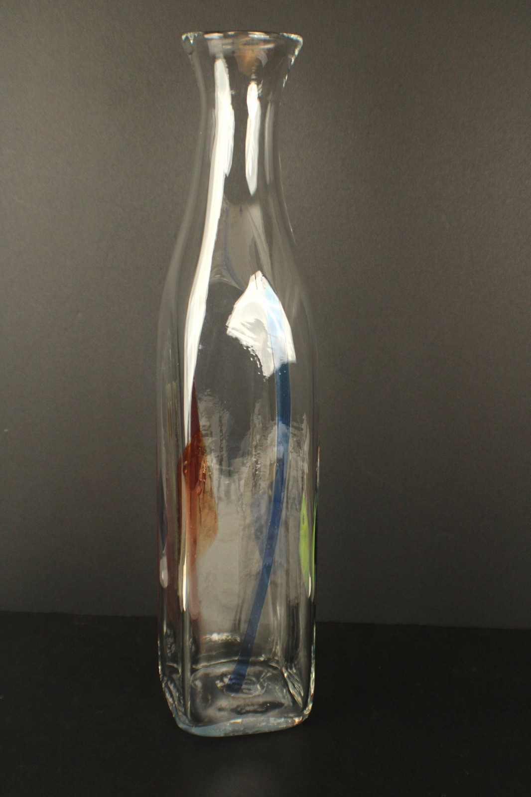 Vintage Tall Signed Blenko 2006 18 3/4"H x 4"W