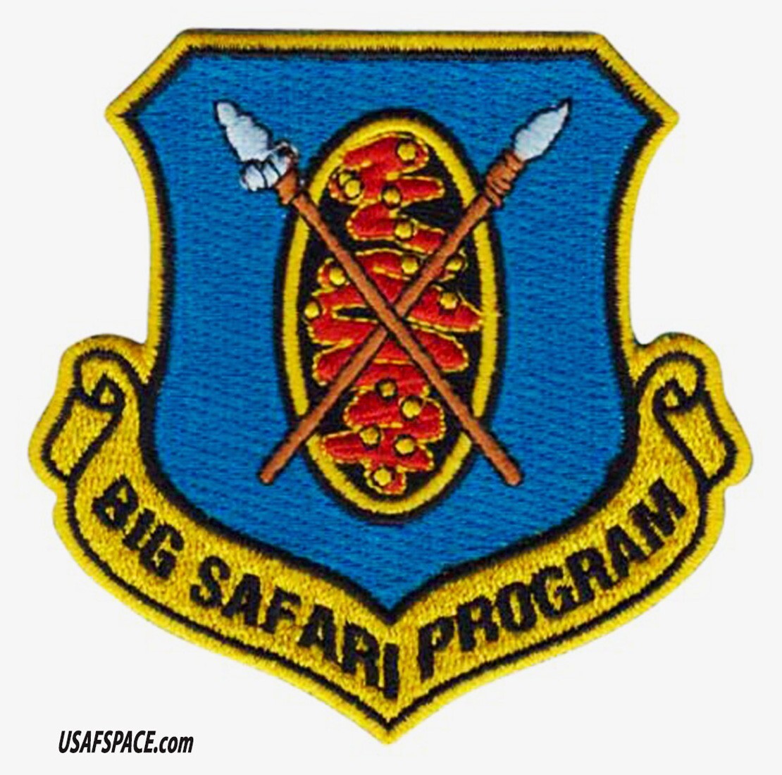 USAF 661st AERONAUTICAL SYSTEMS SQ -BIG SAFARI- AIR FORCE - ORIGINAL VEL PATCH