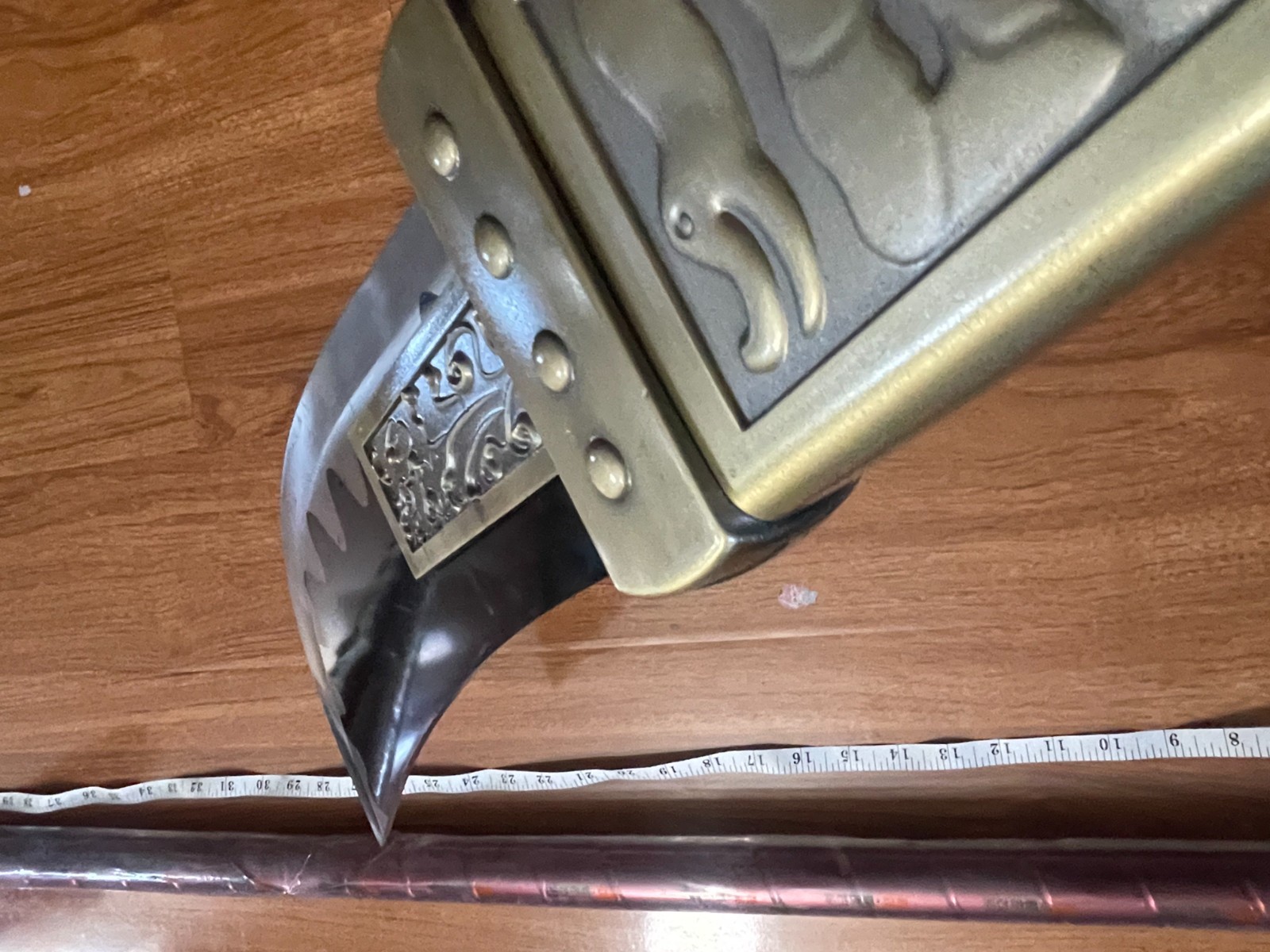 77''Metal katana Sword, White Beard Pirates one piece Moon Blade,Edward Newgate