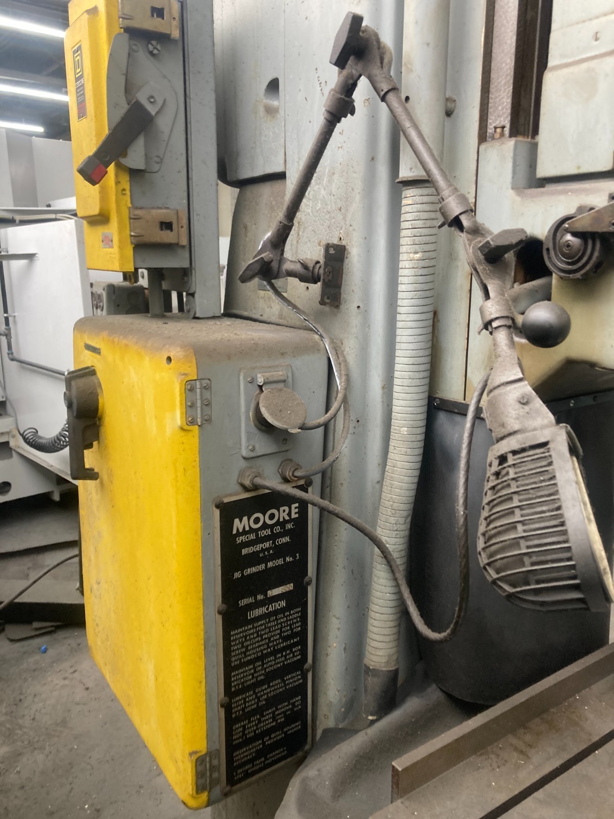 MOORE No. 3 JIG GRINDER FOR SERIOUS BUYER~