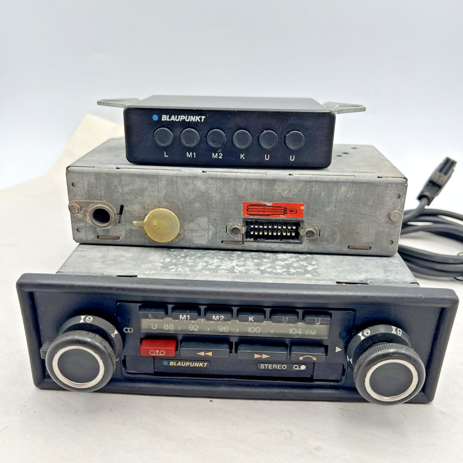 Blaupunkt Bamberg Stereo Radio Cassette 1975-1977 Porsche 911 930 Vintage