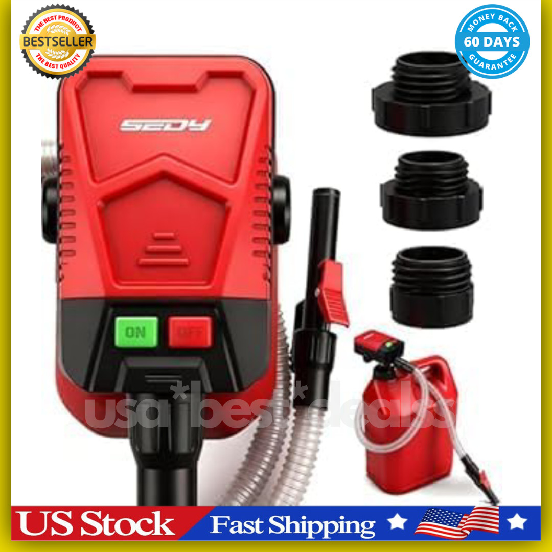 Automatic Fuel Transfer Pump with Auto-Stop Sensor(3.2 GPM), Battery...