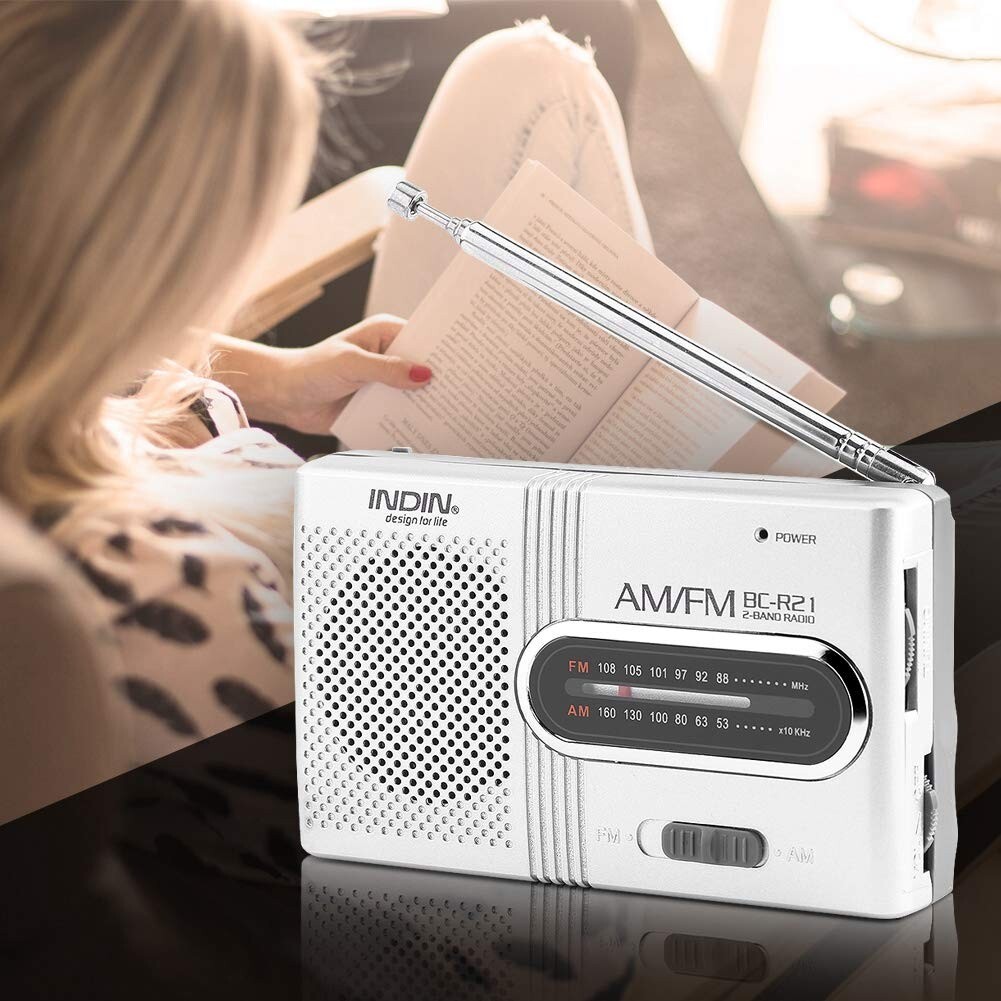 FM/AM Mini Radio Receiver Music Player Battery Operated Pocket Various Models