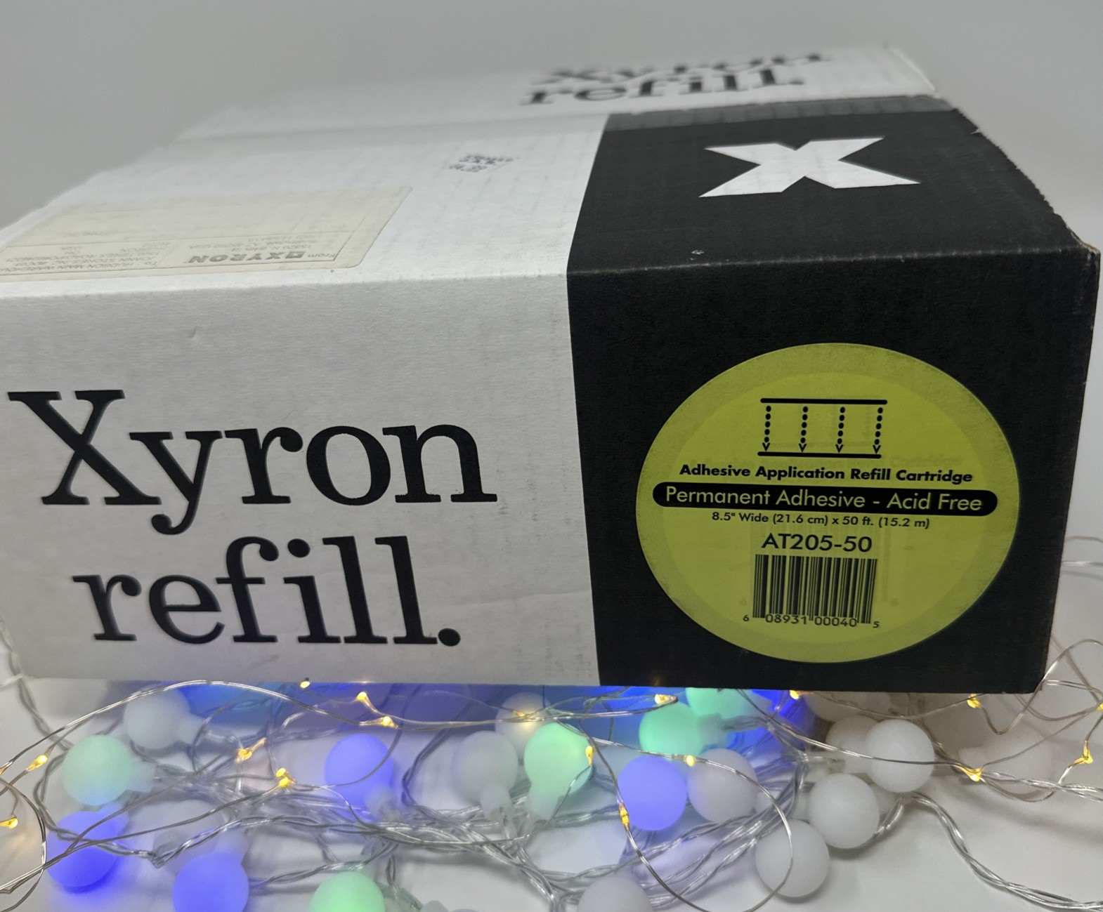 NEW 50’ Xyron 850 refill cartridge AT205-50 Repositionable Adhesive  8.5” x 50ft