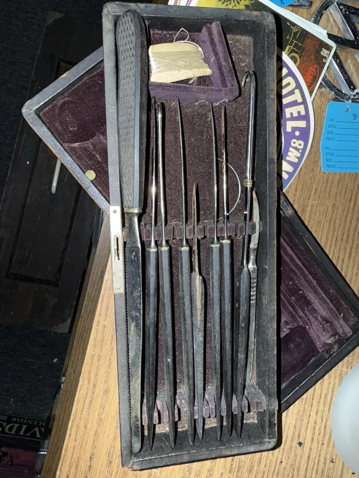 RARE EARLY CHARLES TRUAX & CO ANTIQUE SURGICAL AMPUITATION  MEDICAL KIT surgery