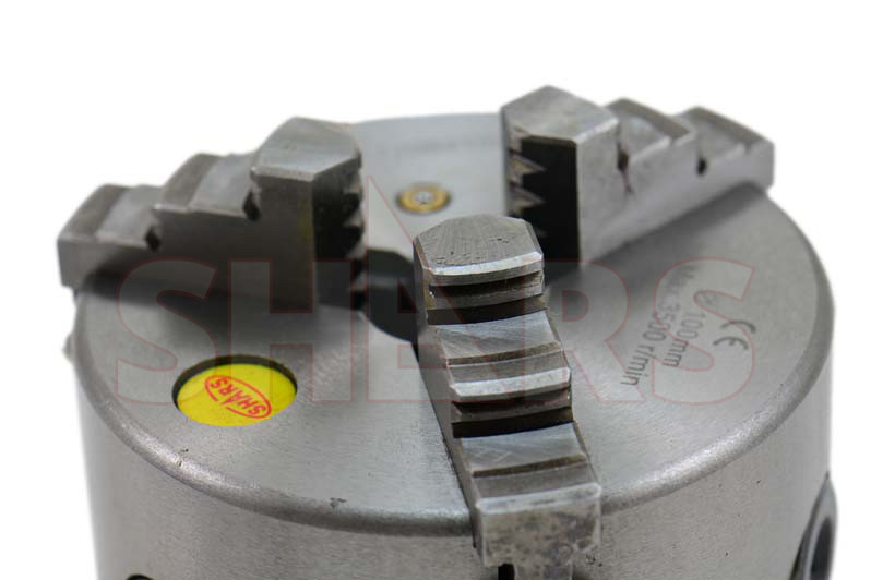 4" 3 Jaw Lathe Chuck Precision Self Centering w/ TIR Certificate 2 Set Jaw M[