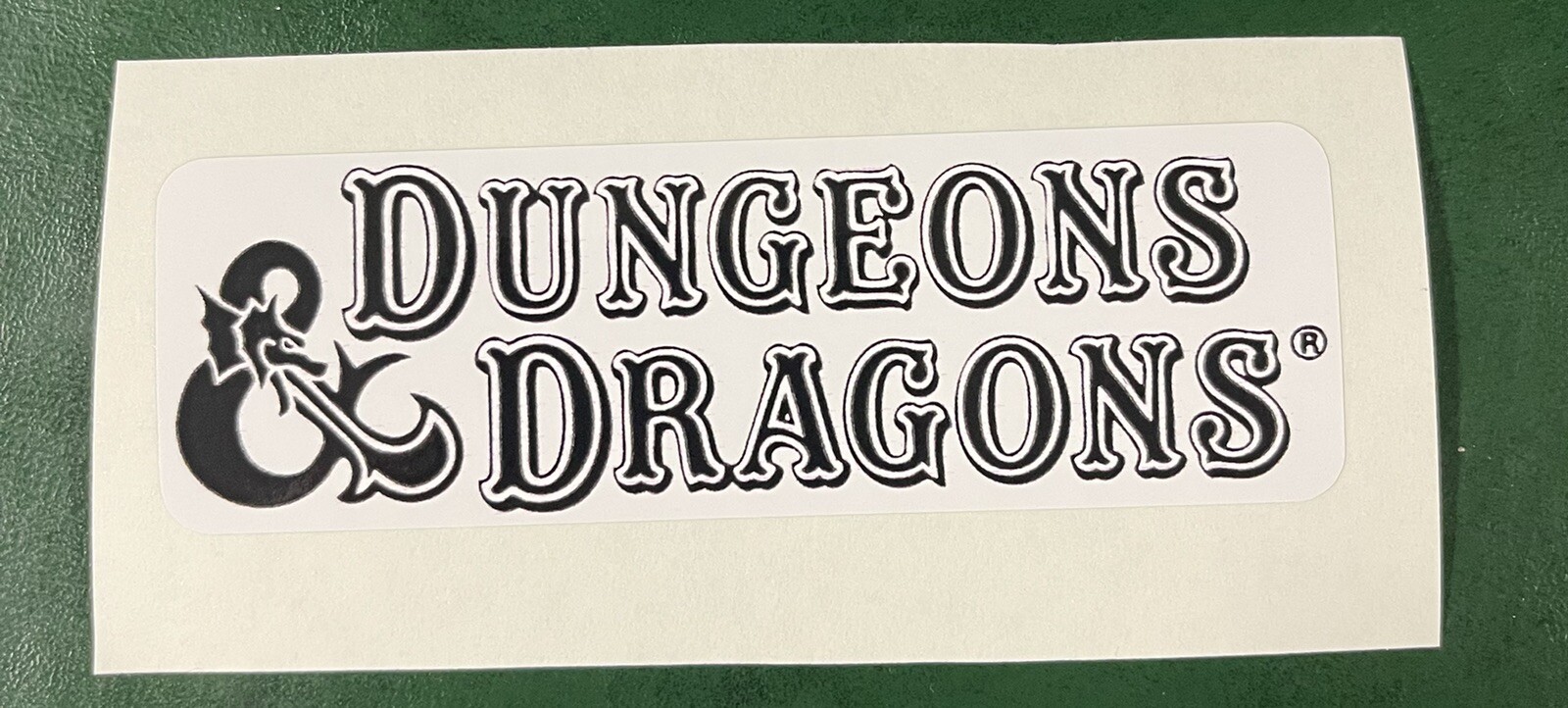 Dungeons and Dragons DND old logo vinyl decal sticker