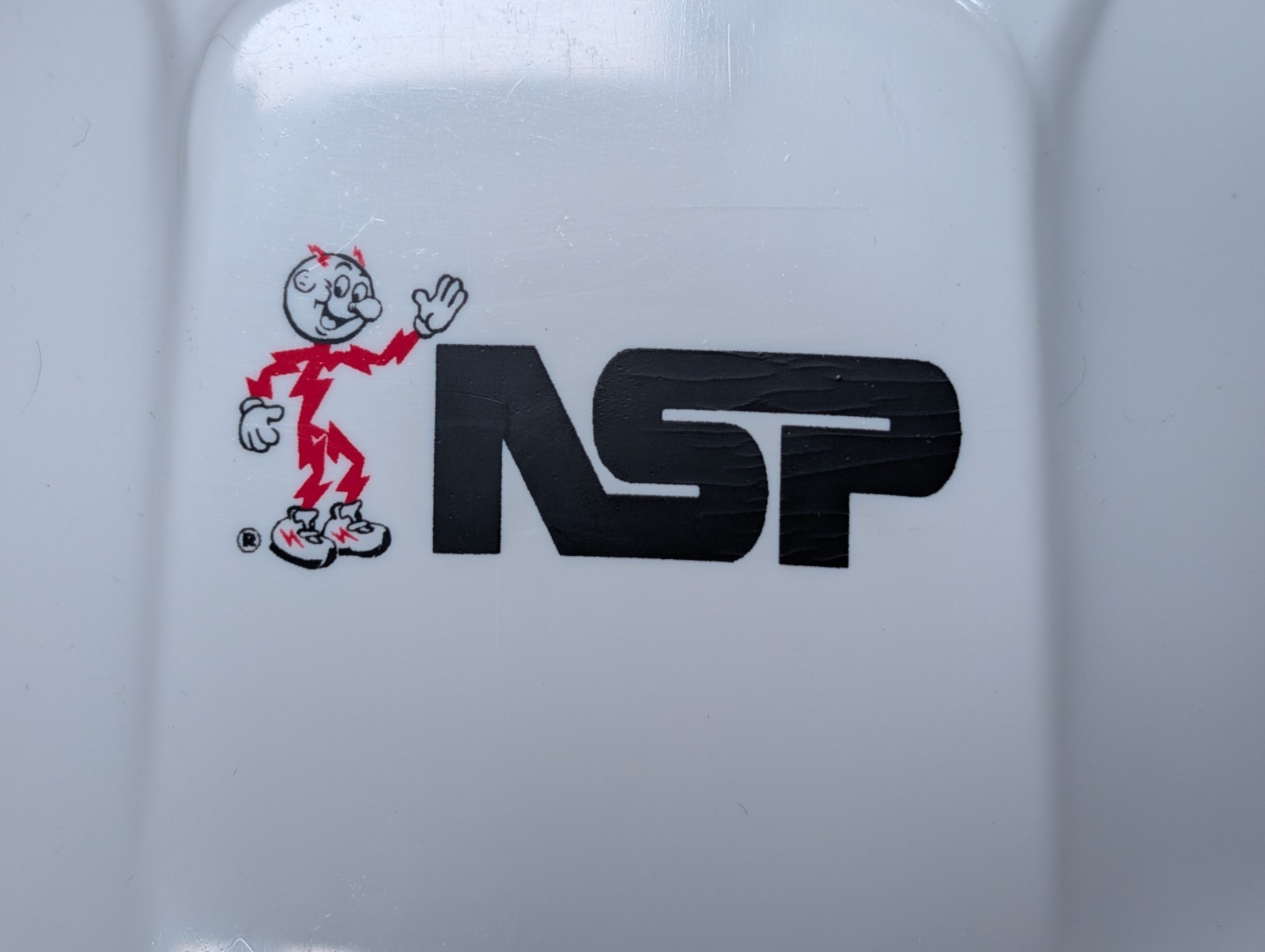 Vintage Reddy Kilowatt NSP Hardhat With Liner